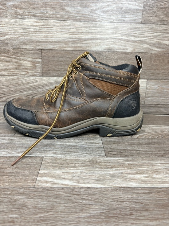 Arita Men’s Terrain Boots Soft Toe in Distressed Brown Padded Collar Sz 9D main image 10